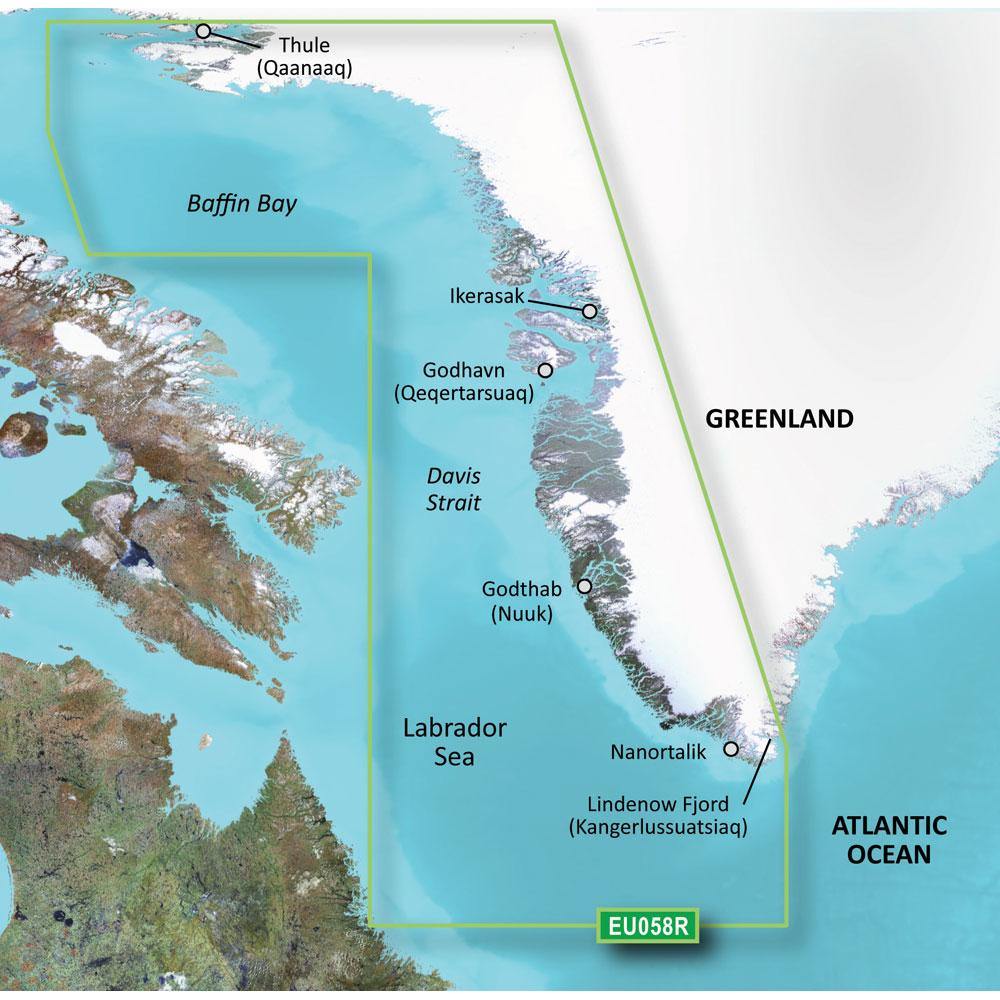 Garmin BlueChart g3 HD - HEU064R - Greenland - microSD/SD [010-C1001-20] - shopbulluna.com