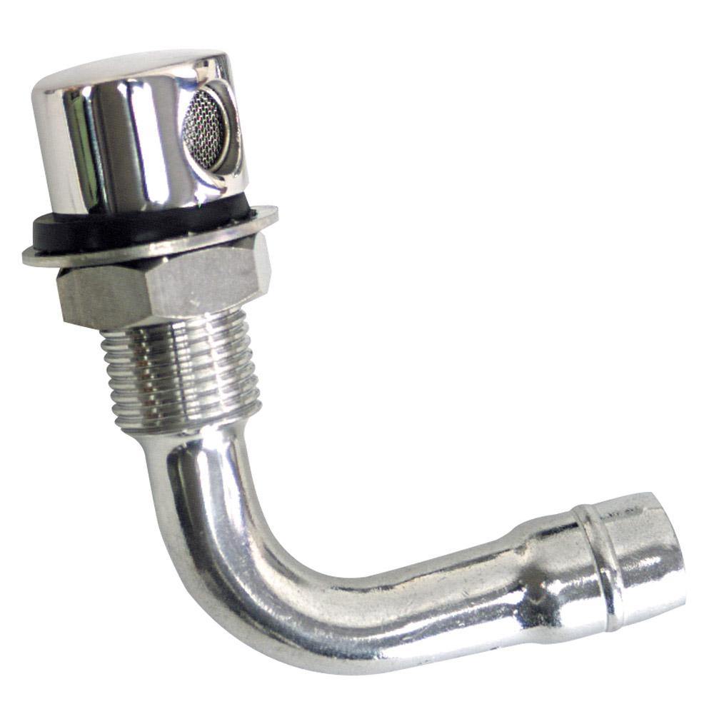 Whitecap Fuel Vent - Round Head, 90 Degree, 5/8" Hose [6023C] - shopbulluna.com