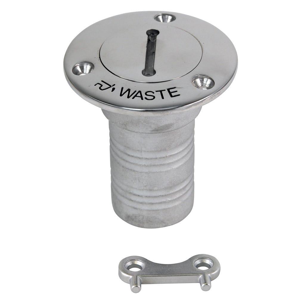 Whitecap Hose Deck Fill - 1-1/2" Hose Waste [6126C] - shopbulluna.com