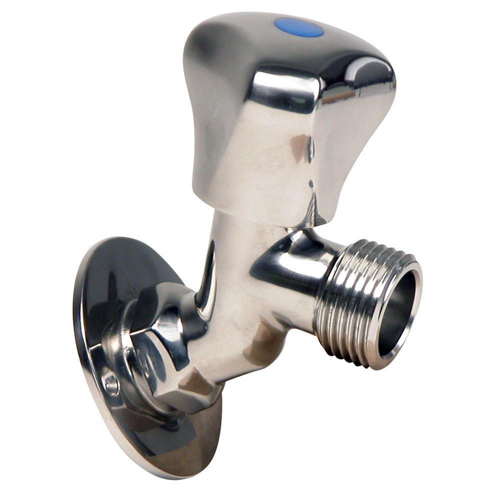 Whitecap S.S. Faucet 2-3/16" Base 3-3/16" Depth [P-2456C] - shopbulluna.com