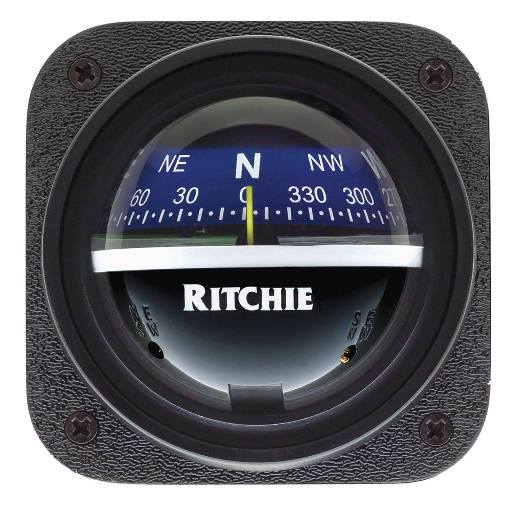 Ritchie V-537B Explorer Compass - Bulkhead Mount - Blue Dial [V-537B] - shopbulluna.com