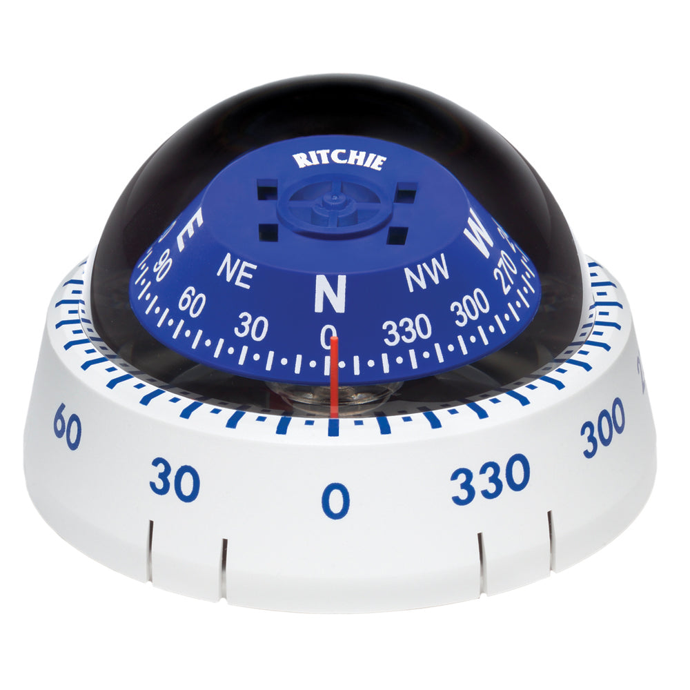 Ritchie XP-99W Kayaker Compass - Surface Mount - White [XP-99W] - shopbulluna.com