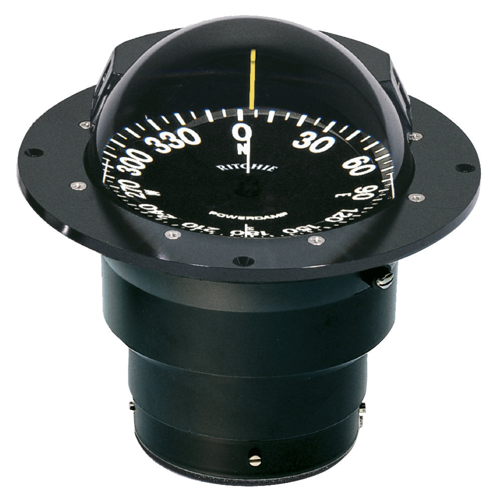 Ritchie FB-500 Globemaster Compass - Flush Mount - Black - 12V - 5 Degree Card [FB-500] - shopbulluna.com