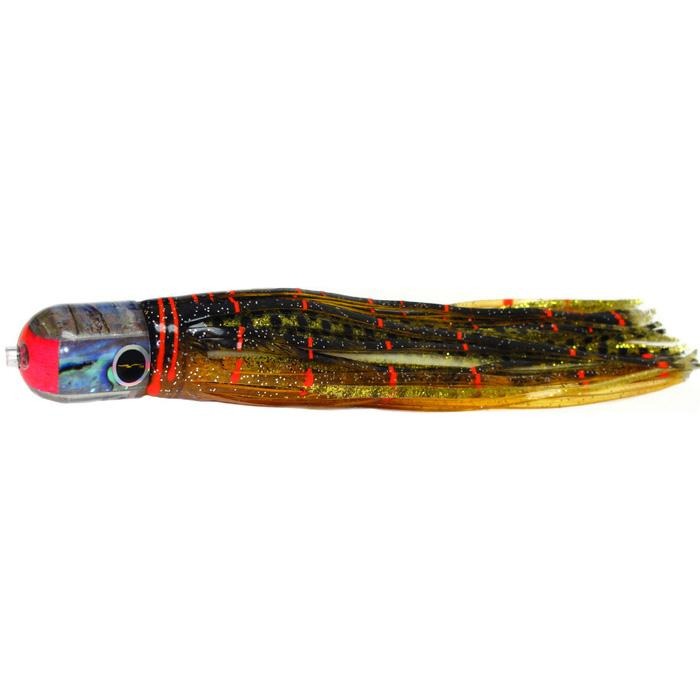 Black Bart Elk Hunt Light Tackle Lure - Brown Gold Orange/Gold Dot - shopbulluna.com