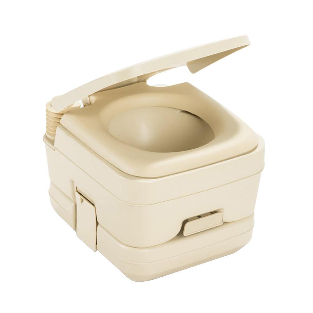 Dometic 964 Portable Toilet w/Mounting Brackets - 2.5 Gallon - Parchment [311096402] - shopbulluna.com