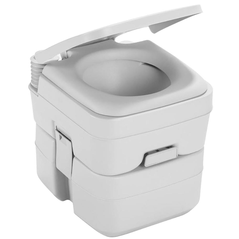 Dometic 965 MSD Portable Toilet w/Mounting Brackets - 5 Gallon - Platinum [311196506] - shopbulluna.com