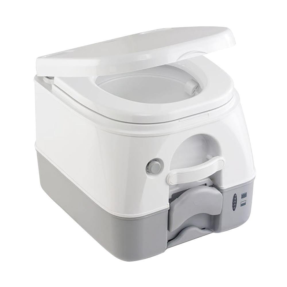 Dometic 974 MSD Portable Toilet w/Mounting Brackets - 2.6 Gallon - Grey [301197406] - shopbulluna.com