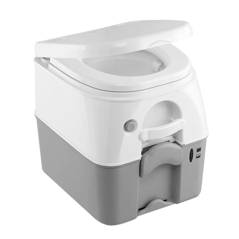 Dometic 975 MSD Portable Toilet w/Mounting Brackets - 5 Gallon - Grey [301197506] - shopbulluna.com