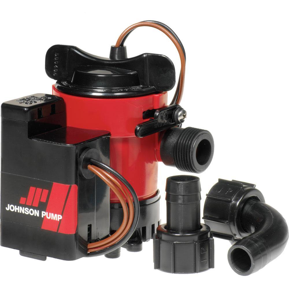 Johnson Pump 500GPH Auto Bilge Pump 3/4" 12V Mag Switch [05503-00] - shopbulluna.com