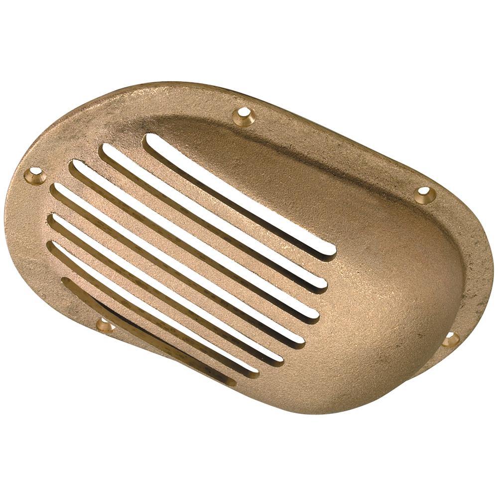 Perko 5" x 3-1/4" Scoop Strainer Bronze MADE IN THE USA [0066DP2PLB] - shopbulluna.com