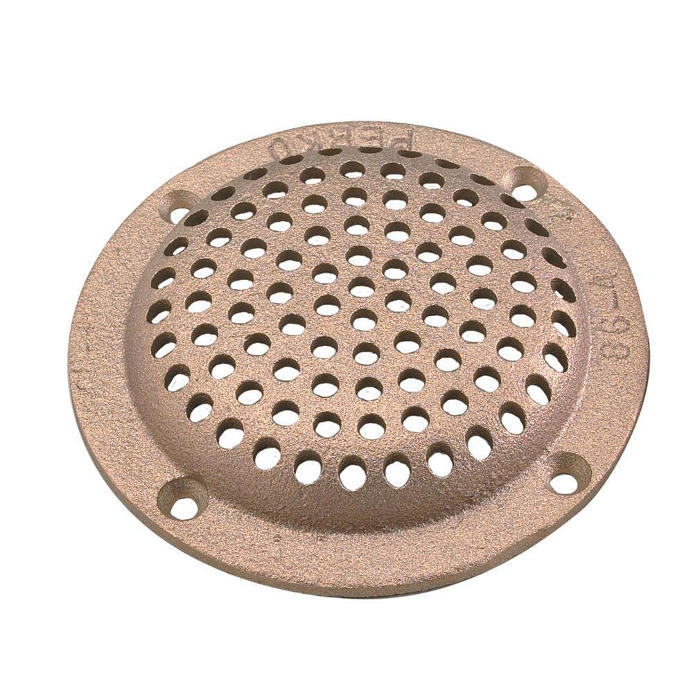 Perko 3-1/2" Round Bronze Strainer MADE IN THE USA [0086DP3PLB] - shopbulluna.com