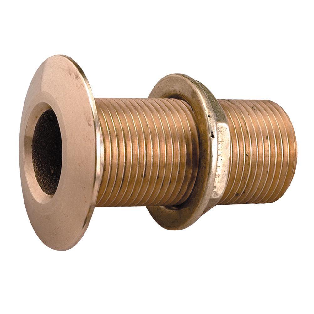 Perko 1/2" Thru-Hull Fitting w/Pipe Thread Bronze MADE IN   THE USA [0322DP4PLB] - shopbulluna.com