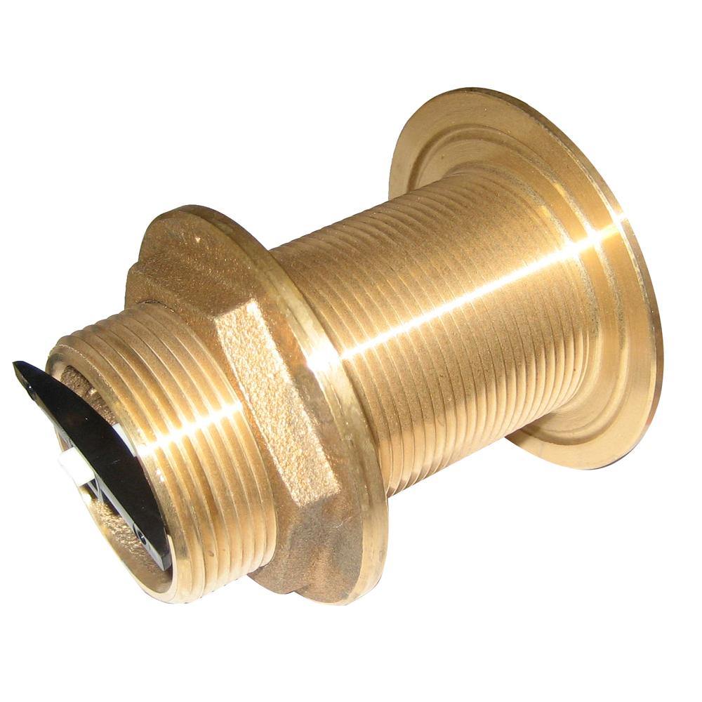 Perko 1-1/2" Thru-Hull Fitting w/Pipe Thread Bronze MADE IN THE USA [0322DP8PLB] - shopbulluna.com