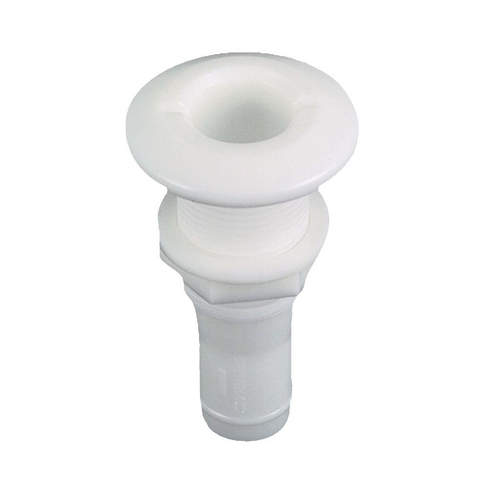 Perko 1/2" Thru-Hull Fitting f/ Hose Plastic MADE IN THE USA [0328DP4] - shopbulluna.com