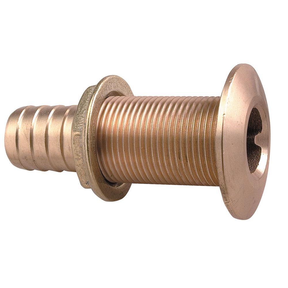 Perko 5/8" Thru-Hull Fitting f/ Hose Bronze MADE IN THE USA [0350004DPP] - shopbulluna.com