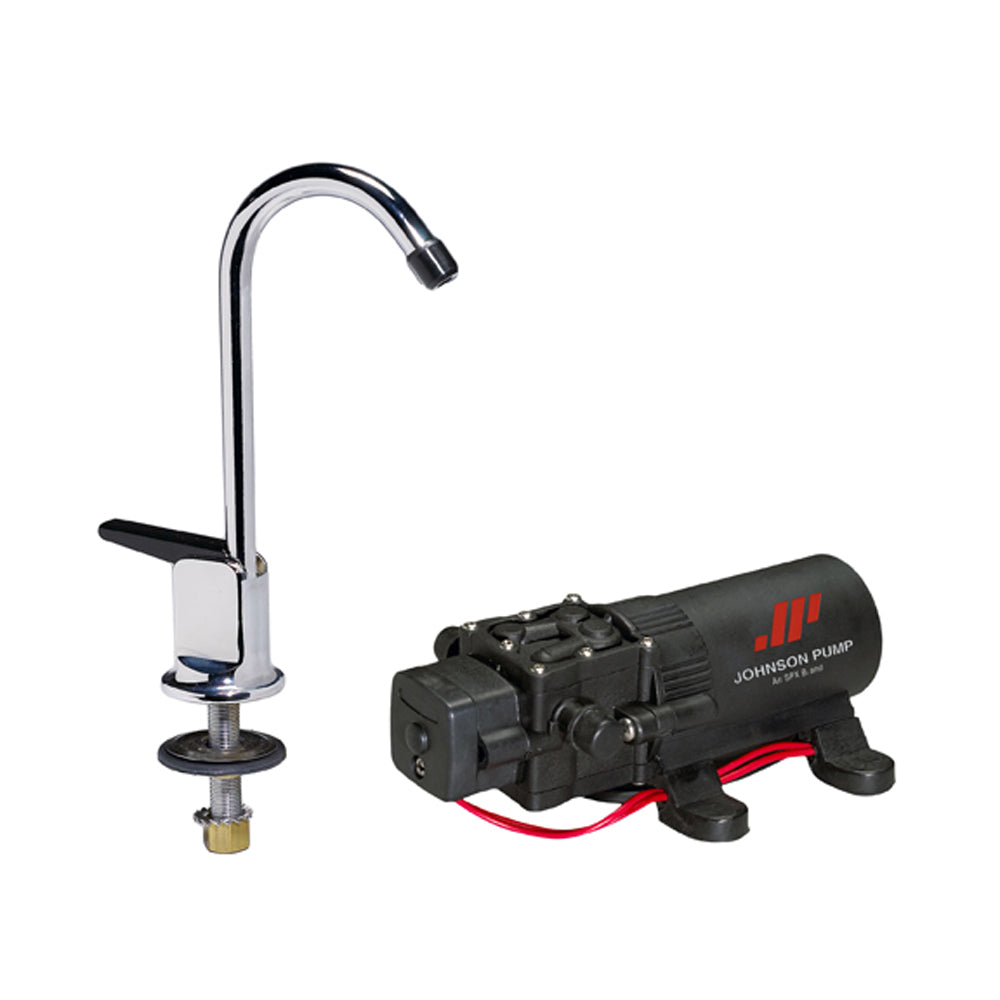 Johnson Pump 1.1 Pump/Faucet Combo 12V [61123] - shopbulluna.com