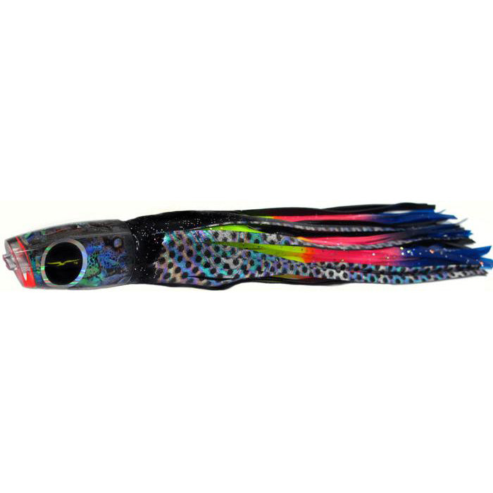 Black Bart Eleuthera Plunger Medium Tackle Lure - Black Dot/Rainbow - shopbulluna.com