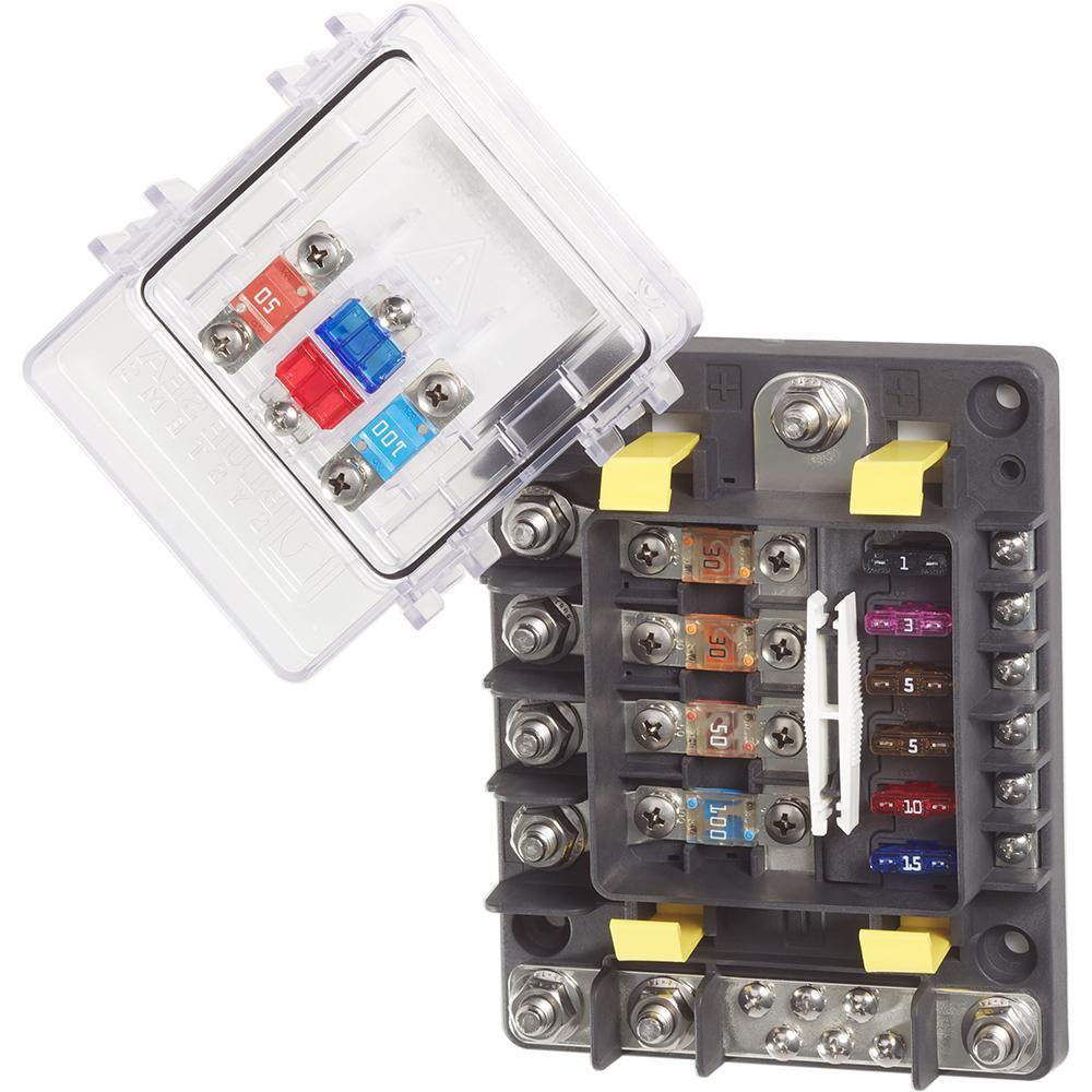 Blue Sea 7748 SafetyHub 150 Fuse Box [7748] - shopbulluna.com