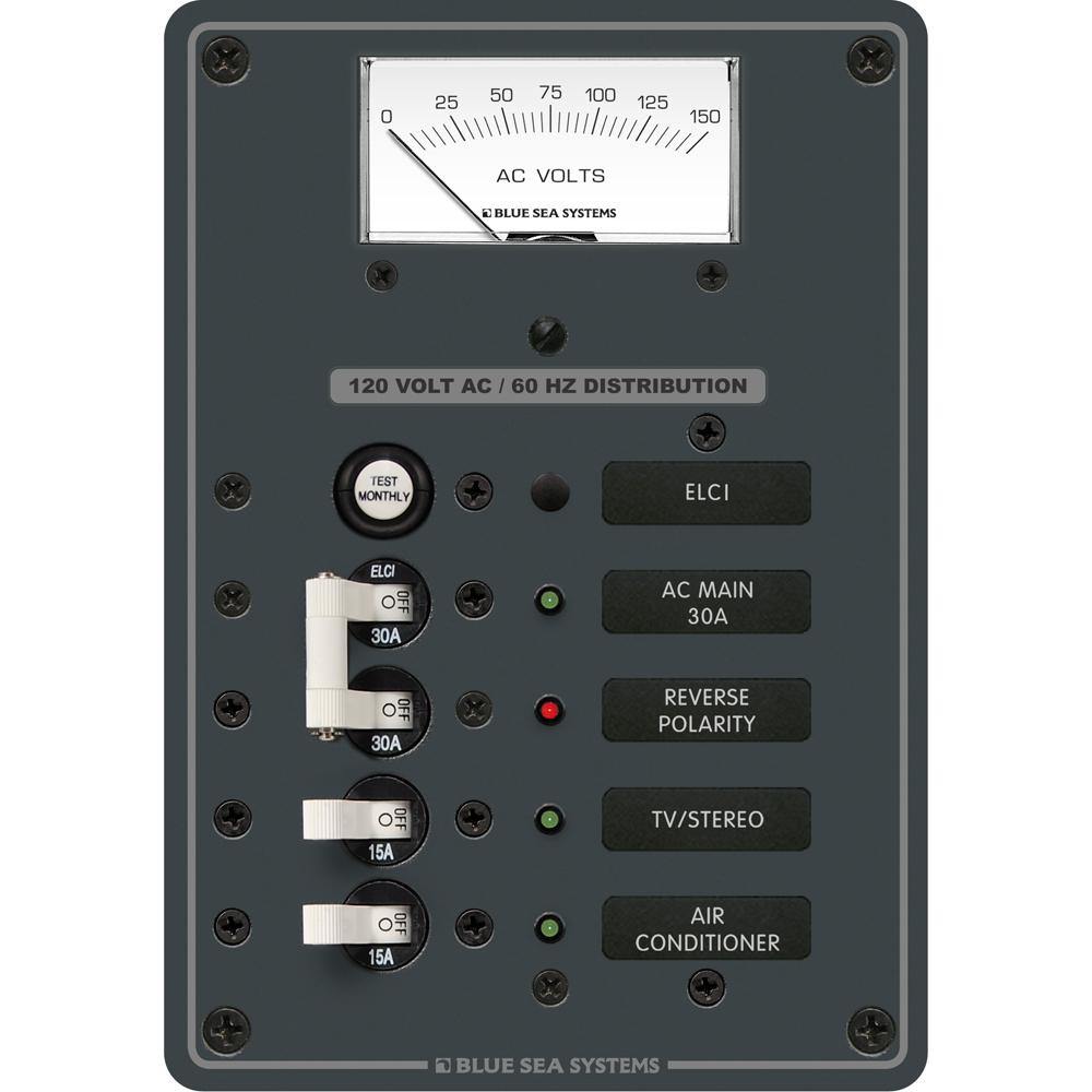 Blue Sea 8102 ELCI GFCI Panel AC 2 Position [8102] - shopbulluna.com