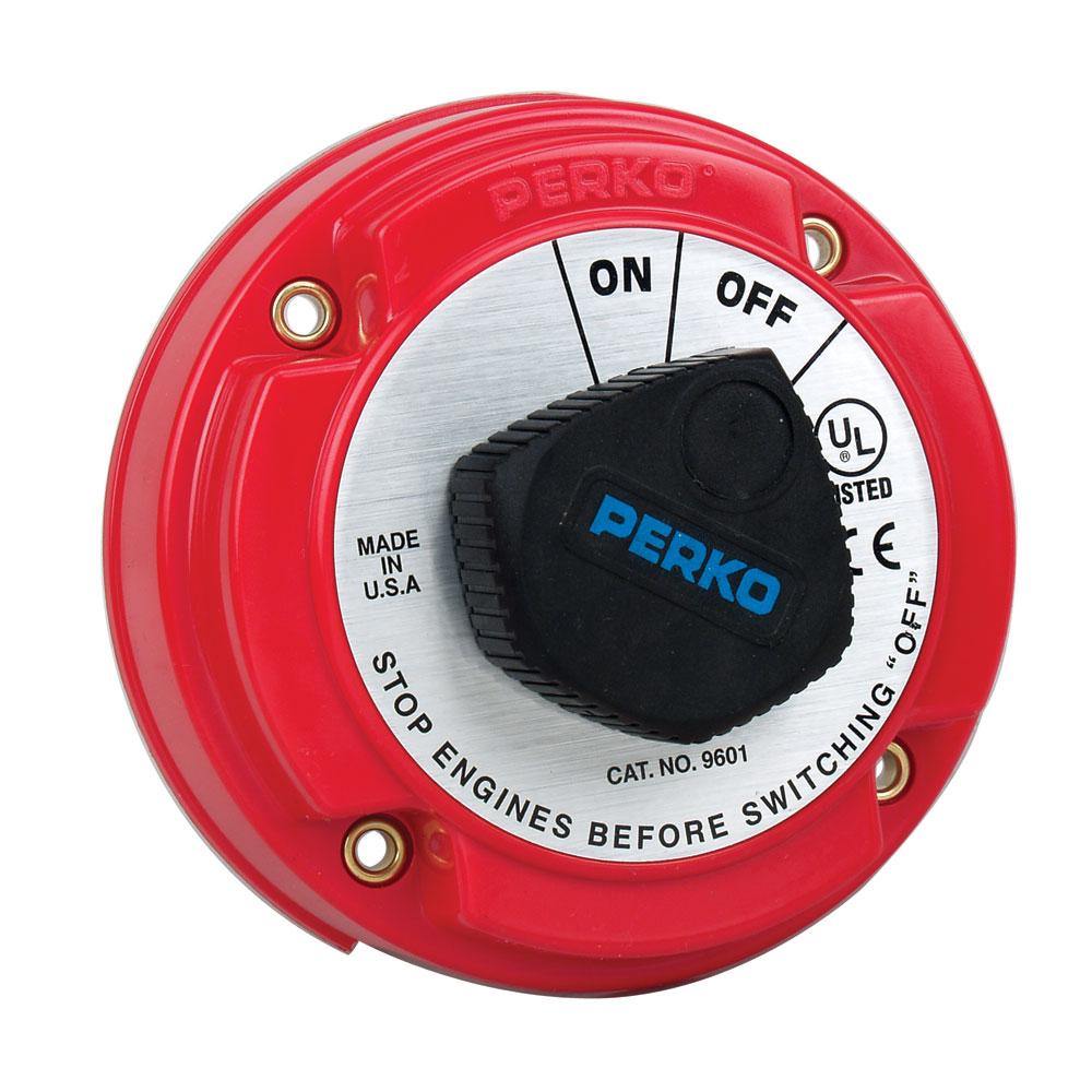 Perko Medium Duty Battery Disconnect Shut Off/On - 250 Amp Continuous, 12-32VDC [9601DP] - shopbulluna.com