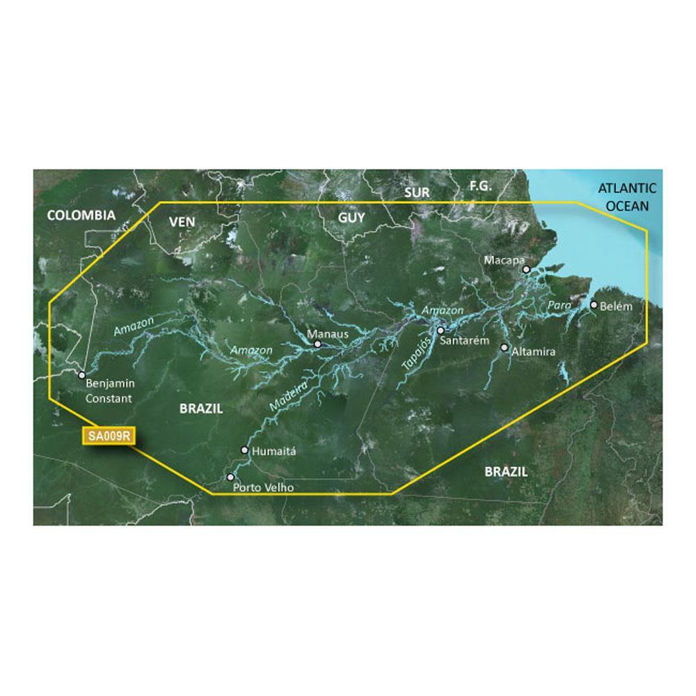 Garmin BlueChart g3 HD - HXSA009R - Amazon River - microSD/SD [010-C1066-20] - shopbulluna.com