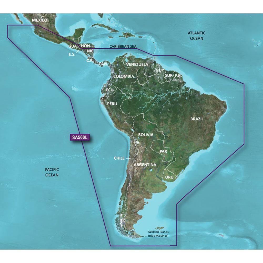 Garmin BlueChart g2 HD - HXSA600X - South America - microSD/SD [010-C1067-20] - shopbulluna.com