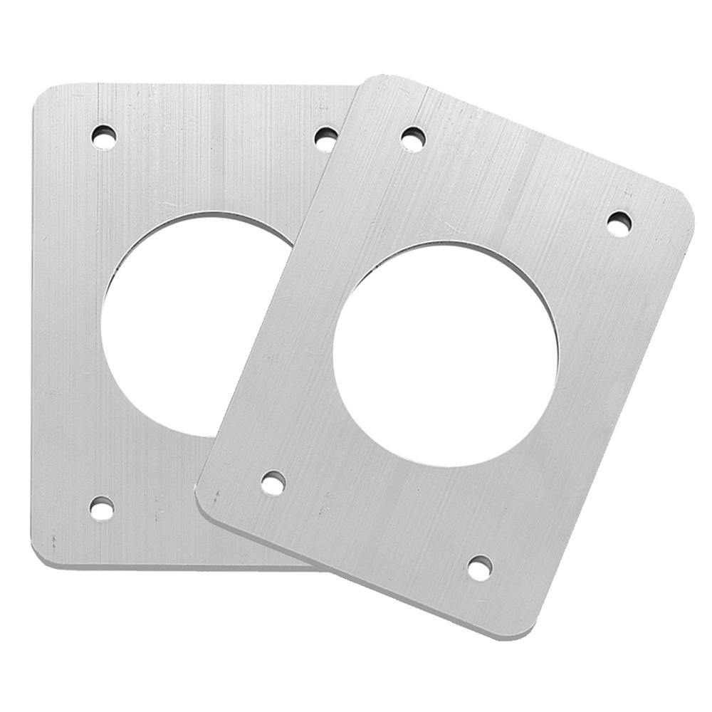 TACO Backing Plates f/Grand Slam Outriggers - Anodized Aluminum [BP-150BSY-320-1] - shopbulluna.com