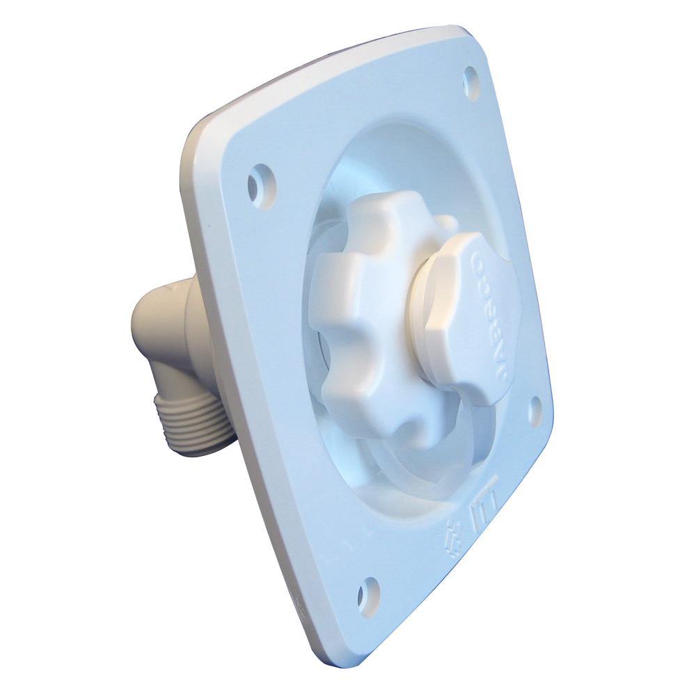 Jabsco Flush Mount Water Pressure Regulator 45psi - White [44411-1045] - shopbulluna.com