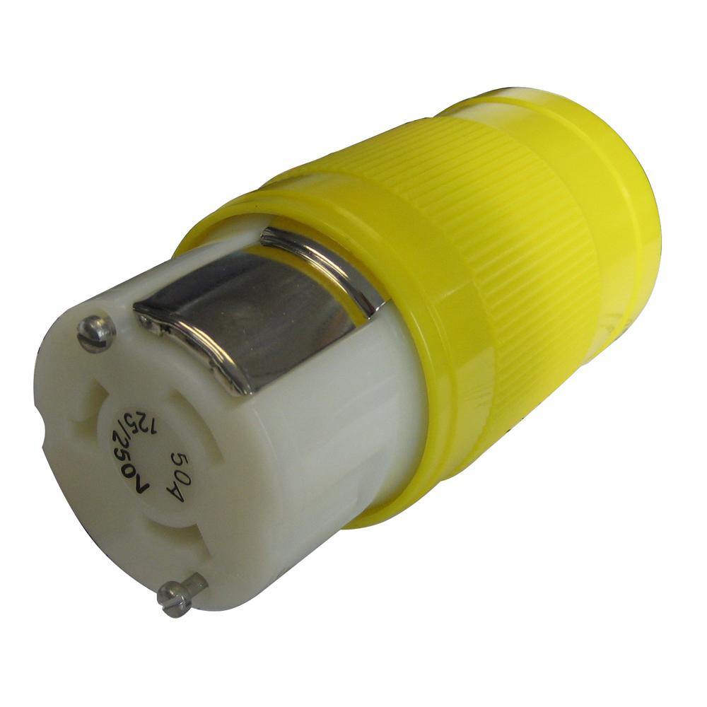 Marinco 50A 125/250V Locking Connector [6364CRN] - shopbulluna.com