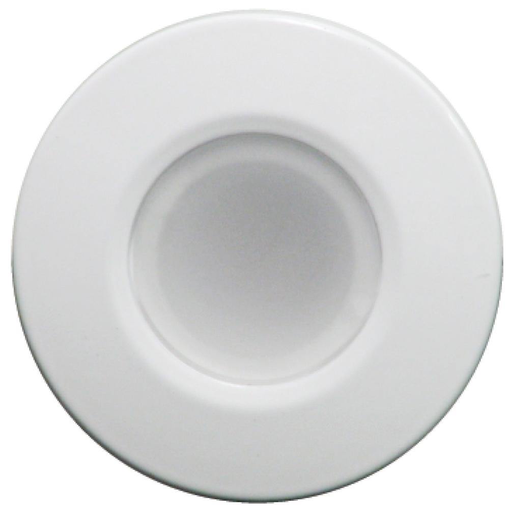 Lumitec Orbit - Flush Mount Down Light - White Finish - 2-Color Blue/White Dimming [112521] - shopbulluna.com