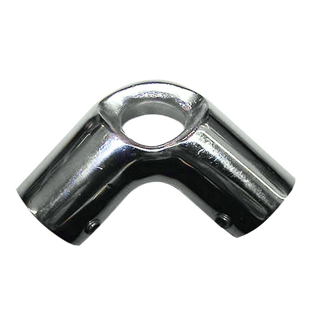 Whitecap 1" O.D. 90 Degree SS Elbow & Eye Anchor [6192] - shopbulluna.com