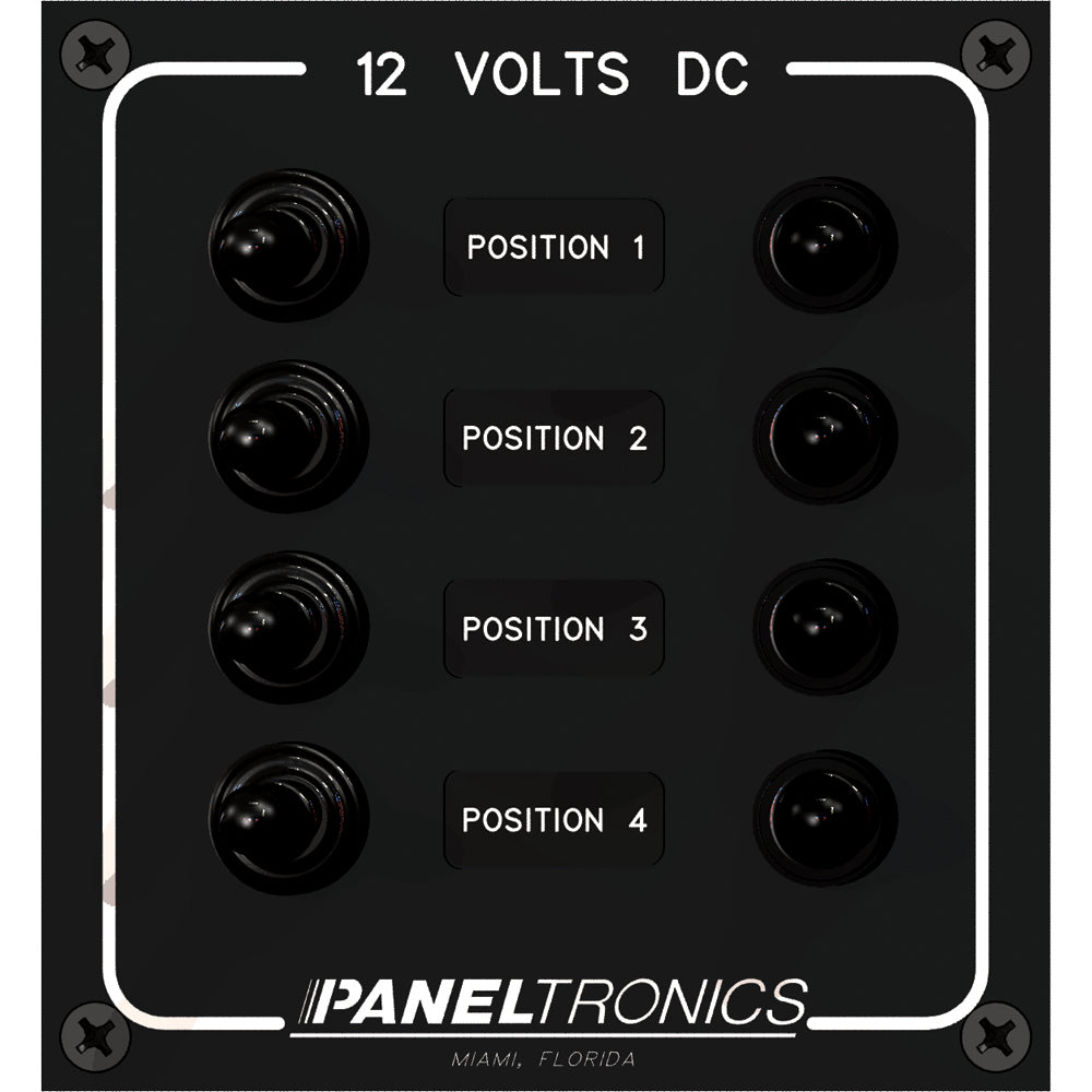 Paneltronics Waterproof Panel - DC 4-Position Toggle Switch & Circuit Breaker [9960017B] - shopbulluna.com