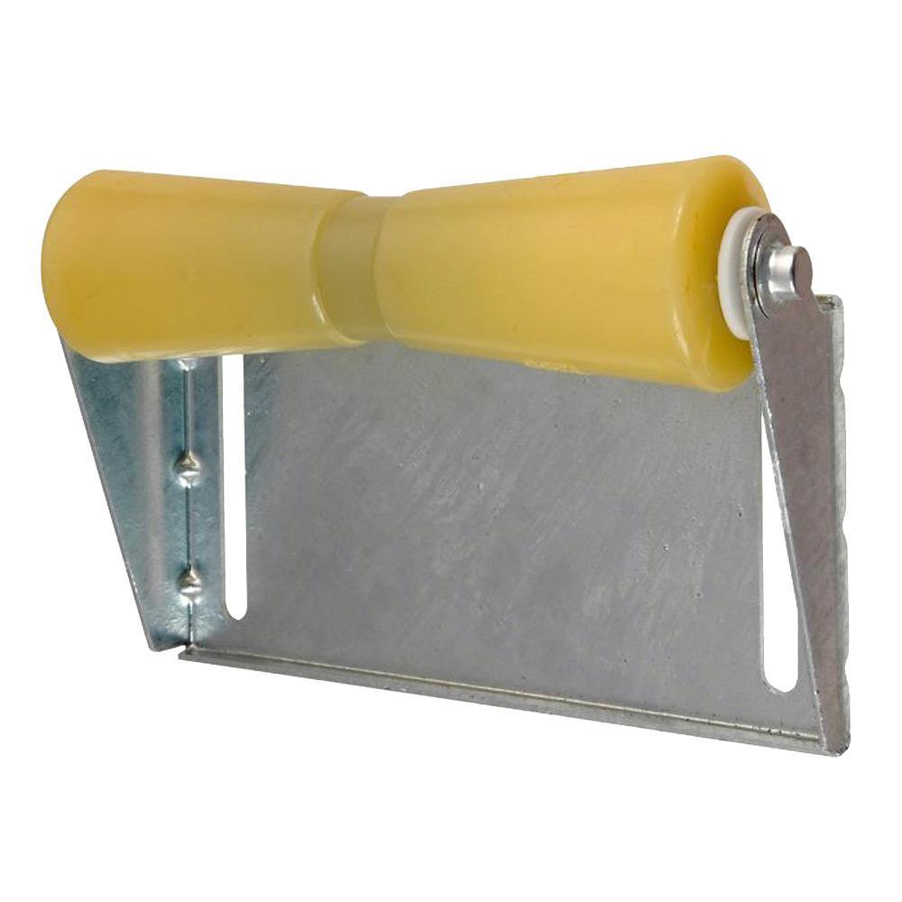 C.E. Smith Panel Bracket Assembly 12" Keel Roller - Yellow TPR [10455G] - shopbulluna.com