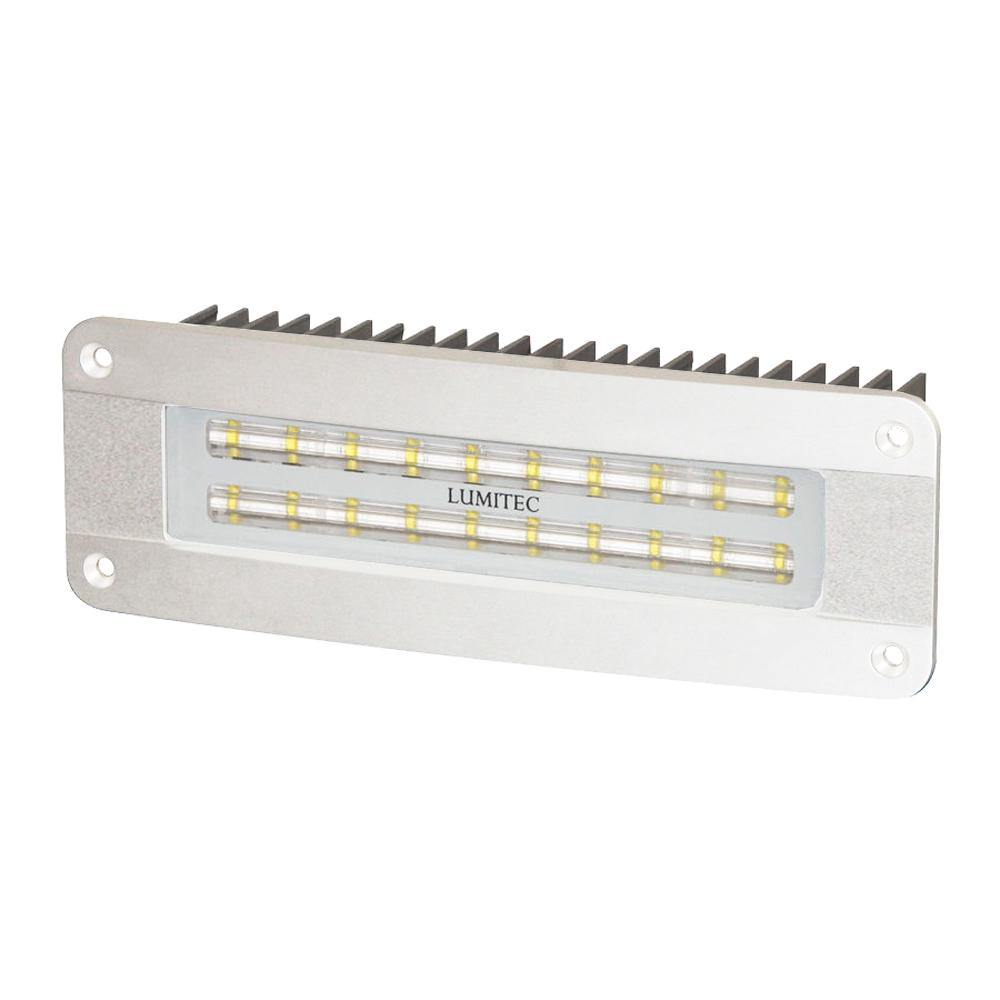 Lumitec Maxillume2 - High Power/Flush Mount Flood Light - White Finish - White Dimming [101135] - shopbulluna.com