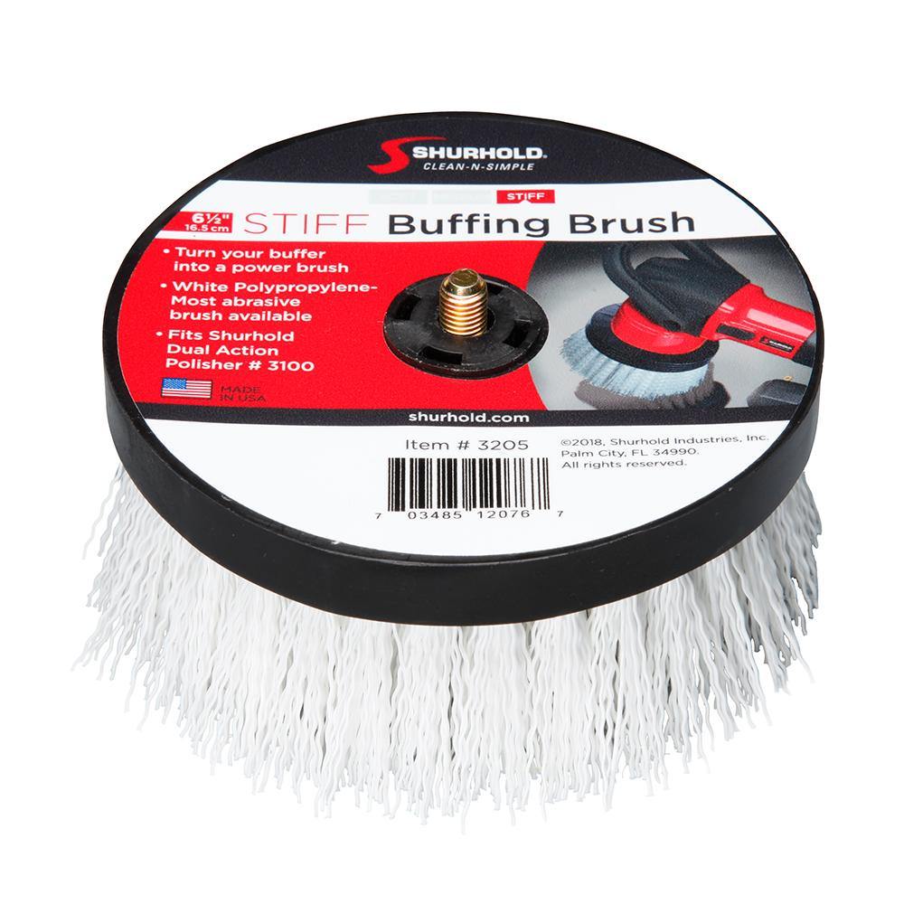 Shurhold 6-1/2" Stiff Brush f/Dual Action Polisher [3205] - shopbulluna.com