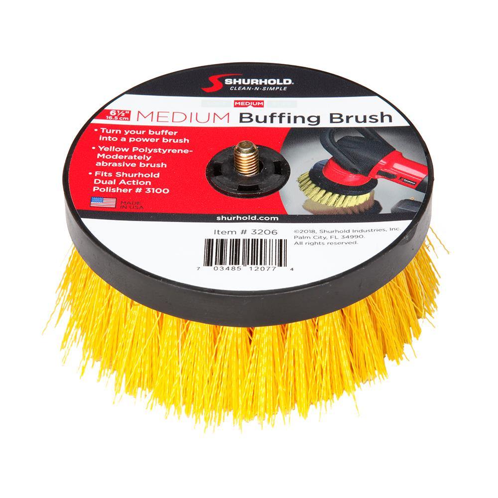 Shurhold 6-1/2" Medium Brush f/Dual Action Polisher [3206] - shopbulluna.com