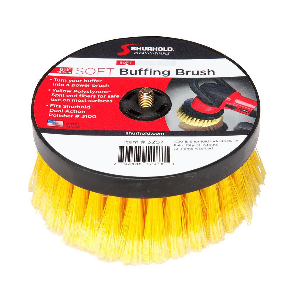 Shurhold 6-1/2" Soft Brush f/Dual Action Polisher [3207] - shopbulluna.com