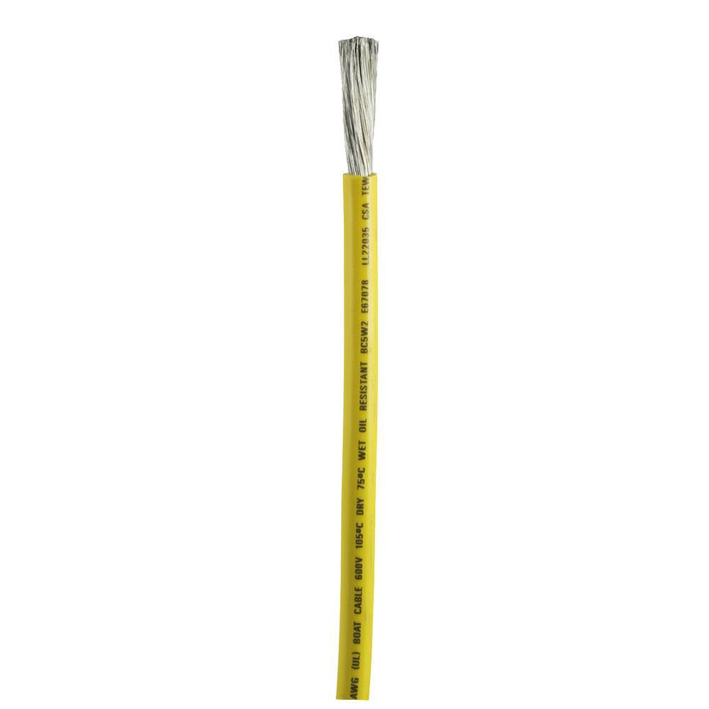 Ancor Yellow 2 AWG Battery Cable - Sold By The Foot [1149-FT] - shopbulluna.com