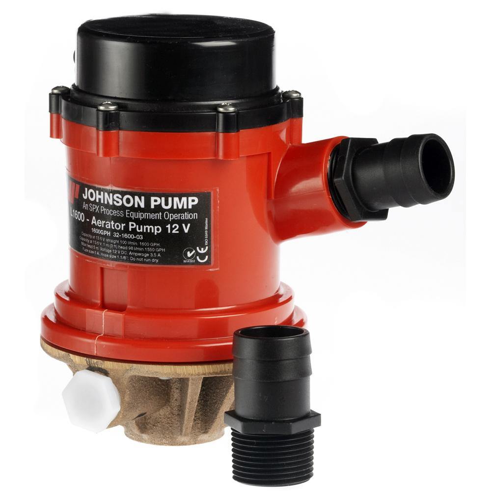 Johnson Pump Pro Series 1600GPH Tournament Livewell/Baitwell Pump - 24V [16004B-24] - shopbulluna.com