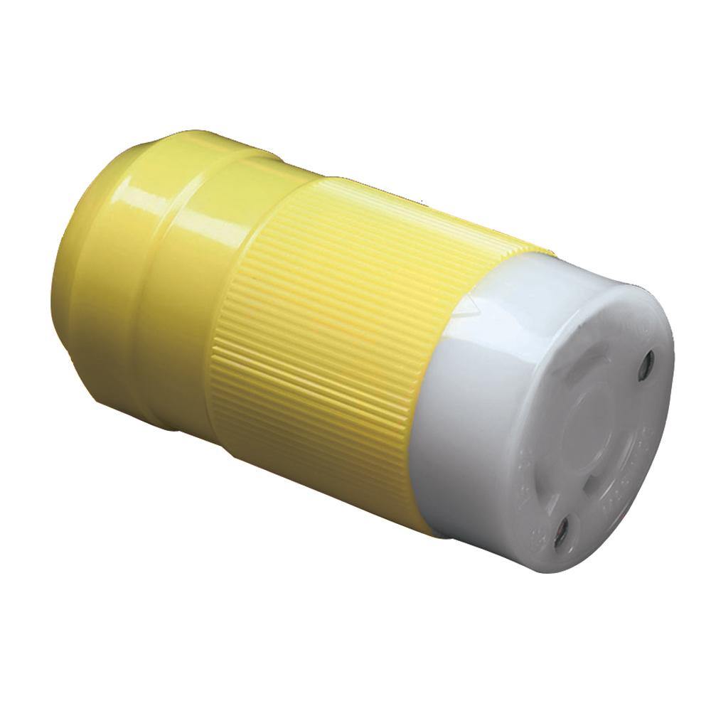 Marinco 6360CRN 50A 125V Female Locking Connector [6360CRN] - shopbulluna.com