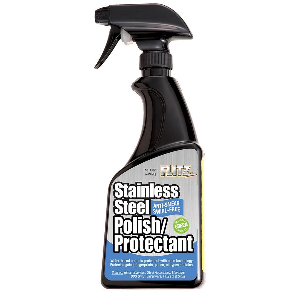 Flitz Stainless Steel Polish/Protectant - 16oz Spray [SS 01306] - shopbulluna.com