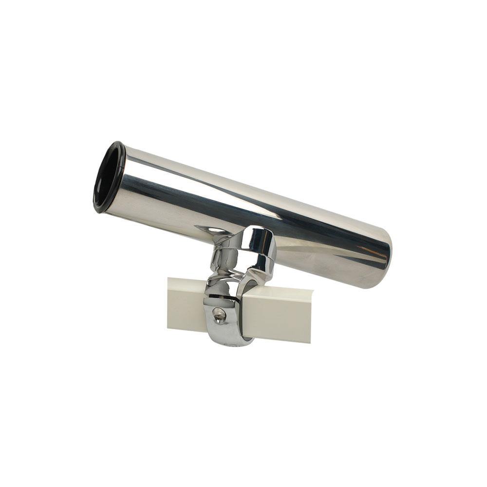 C.E. Smith Pontoon Square Rail Adjustable Clamp-On Rod Holder [55108A] - shopbulluna.com