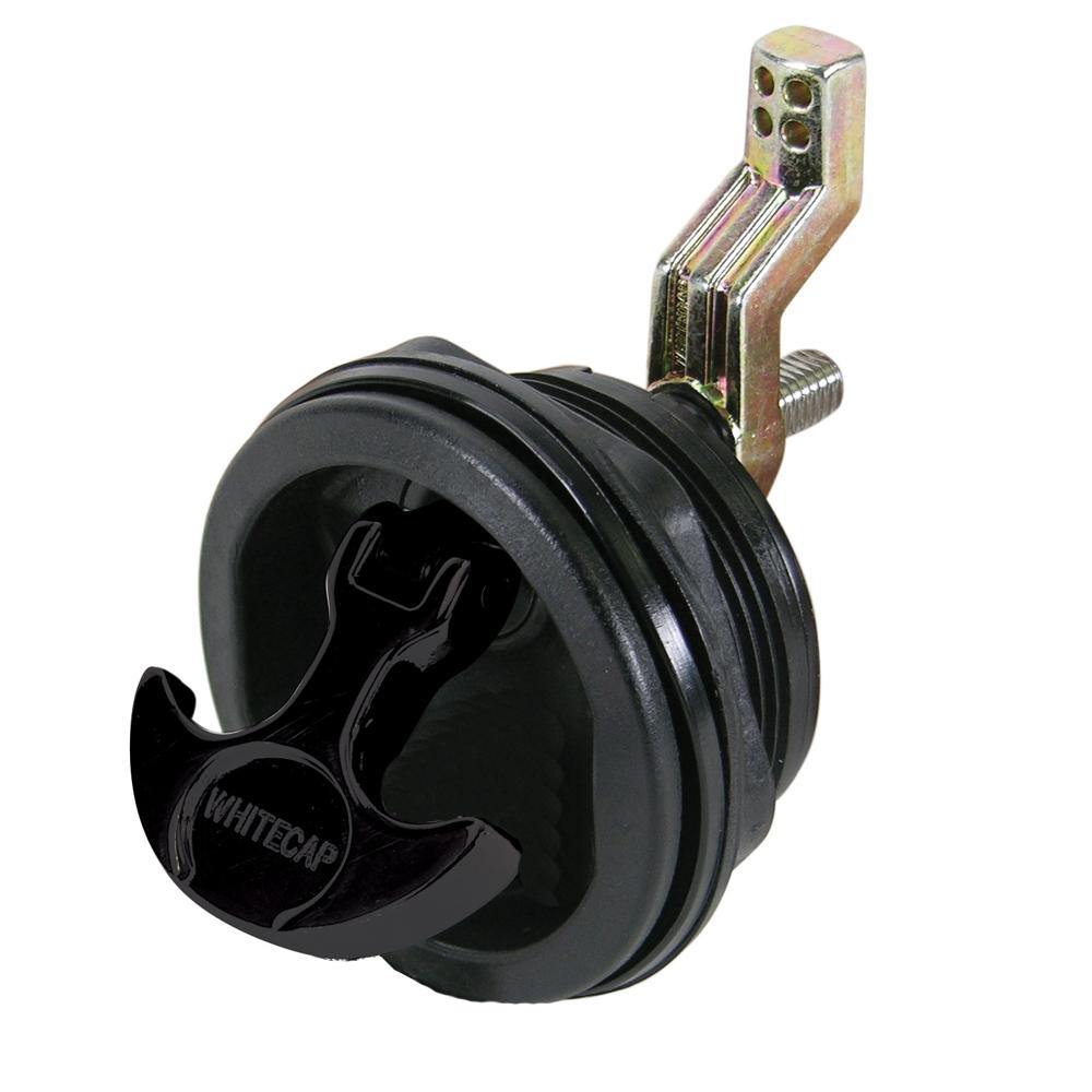 Whitecap T-Handle Latch - Nylon Black/Black - Non-Locking [3230BC] - shopbulluna.com