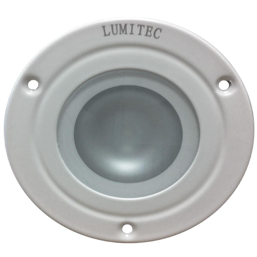 Lumitec Shadow - Flush Mount Down Light - White Finish - 3-Color Red/Blue Non-Dimming w/White Dimming [114128] - shopbulluna.com