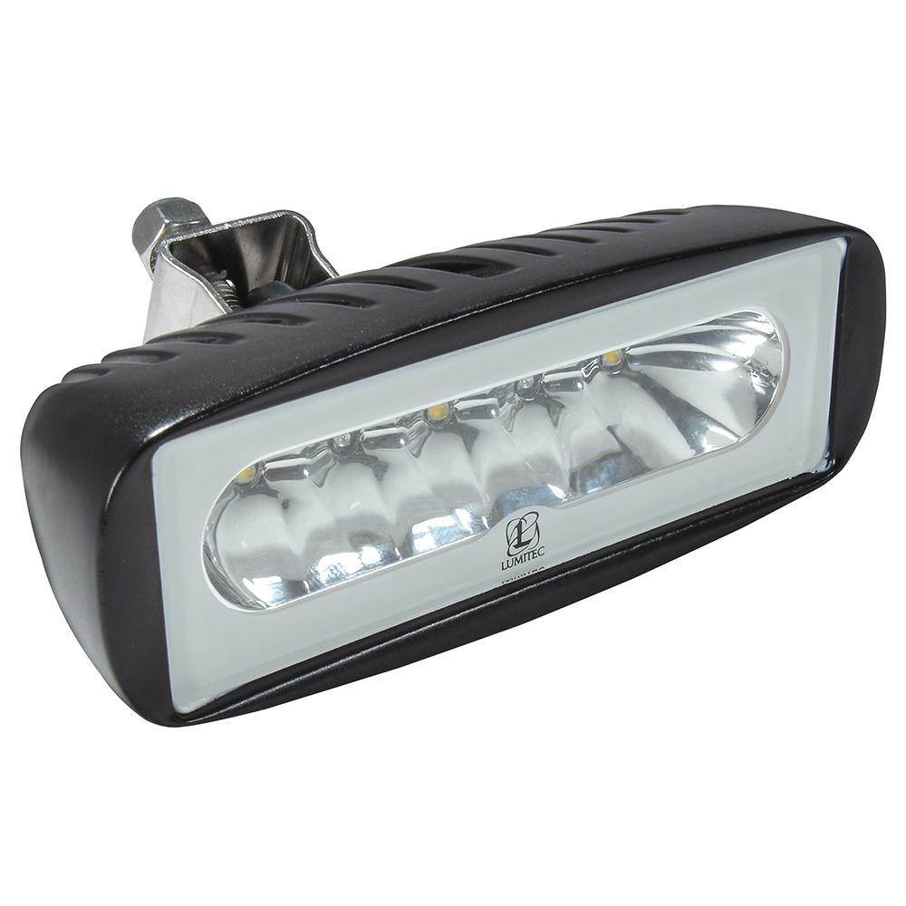 Lumitec Caprera2 - LED Flood Light - Black Finish - 2-Color White/Red Dimming [101218] - shopbulluna.com