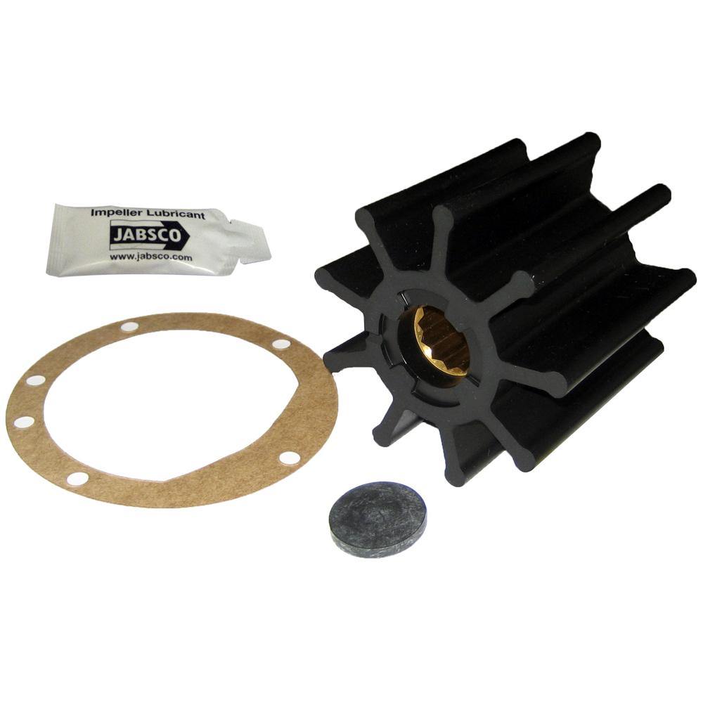 Jabsco Impeller Kit - 9 Blade - Nitrile - 3-3/4" Diameter x 3-1/2" W, 1" Shaft Diameter [6760-0003-P] - shopbulluna.com