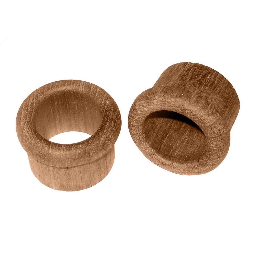 Whitecap Teak Finger Pull - 1" Barrel Length - 2 Pack [60146-A] - shopbulluna.com