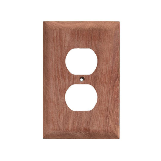 Whitecap Teak Outlet Cover/Receptacle Plate [60170] - shopbulluna.com