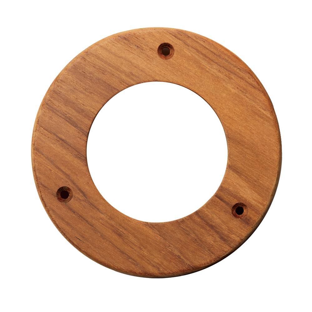 Whitecap Teak Trim Ring - 4" Inner Diameter Opening [61974] - shopbulluna.com