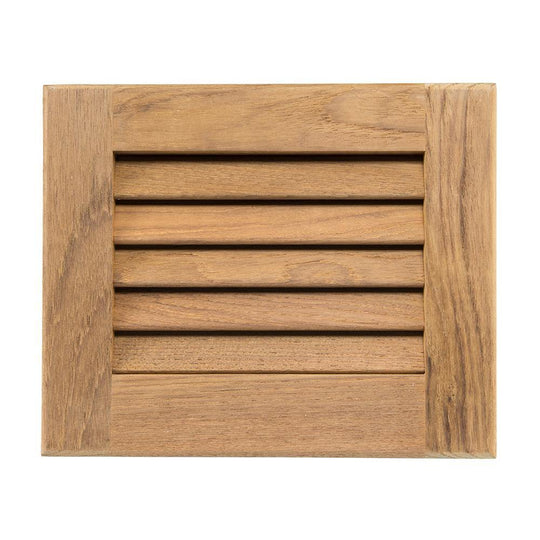 Whitecap Teak Louvered Insert - 7-1/2" x 9-1/8" x 3/4" [60712] - shopbulluna.com